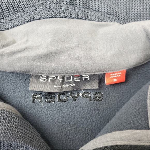 Spyder Bandit 1/2 Zip Fleece Jacket, EBONY Size Medium - Picture 5 of 10